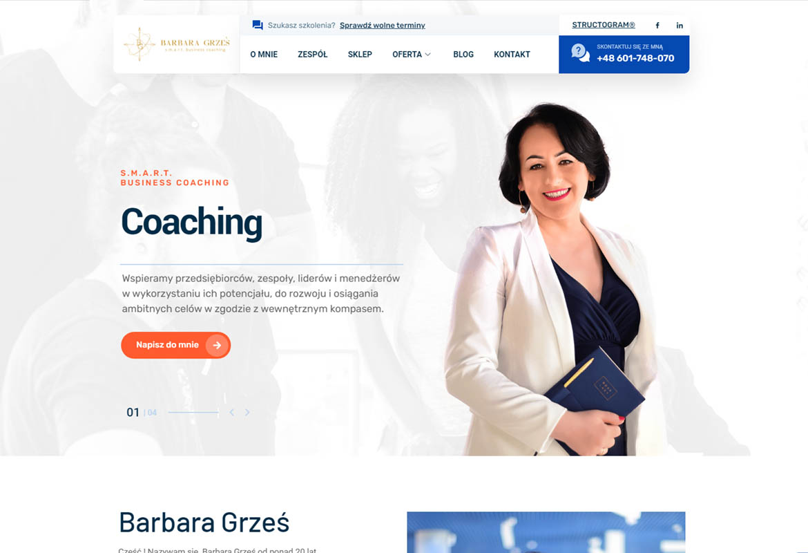Strona https://smartbusinesscoaching.pl