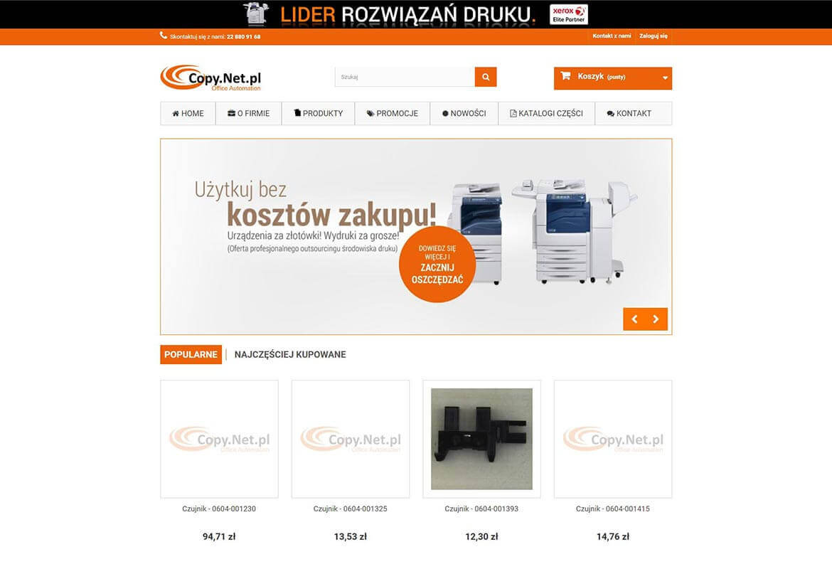 Sklep internetowy sklep.copy.net.pl