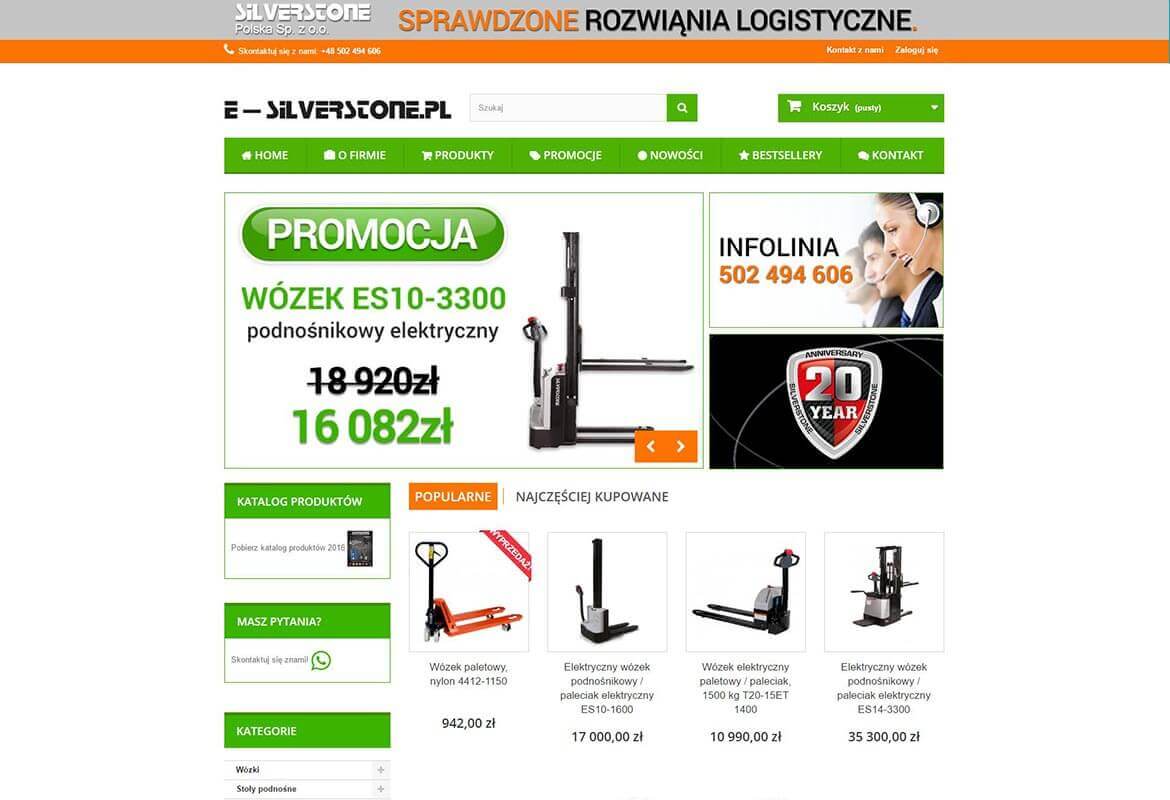 Sklep internetowy e-silverstone.pl