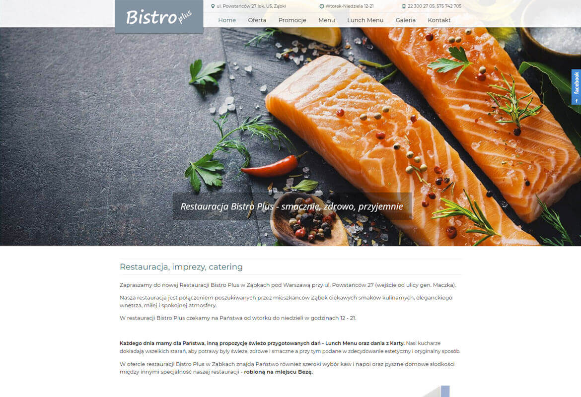 Strona www bistroplus.pl