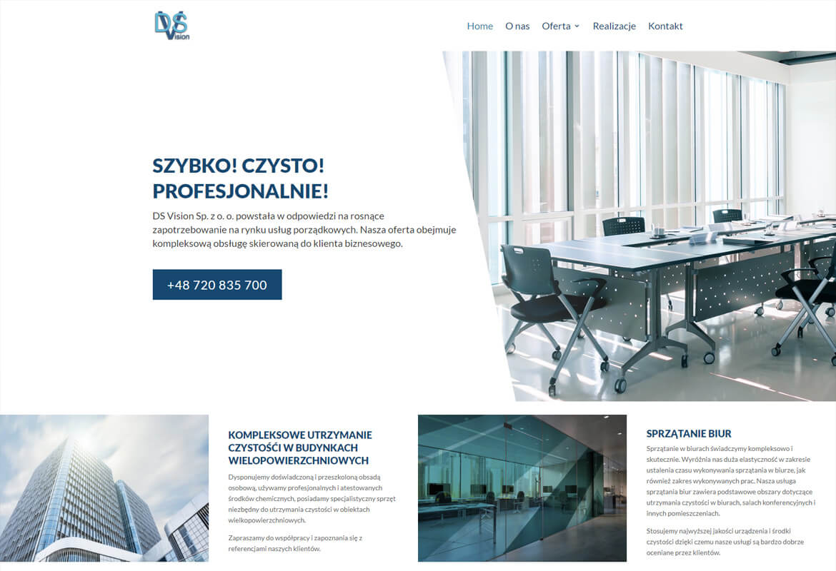 Strona www dsvision.pl