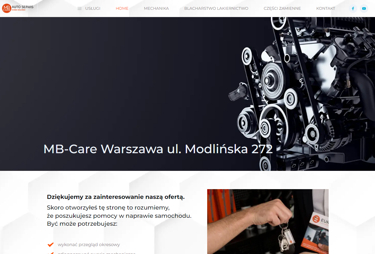 Strona www.mb-care.pl