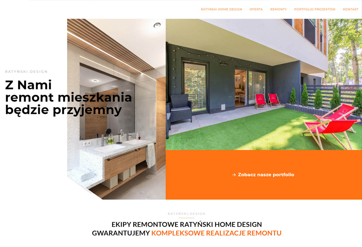 Landing page https://ratynski.design/remonty
